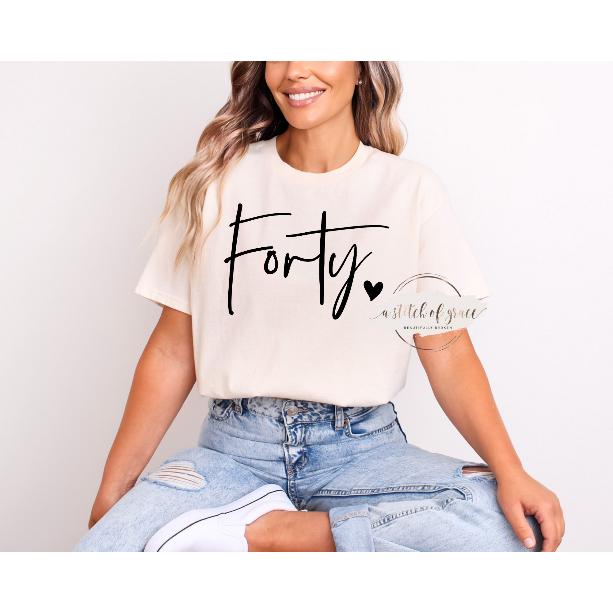 Forty Birthday Tee - Image 4