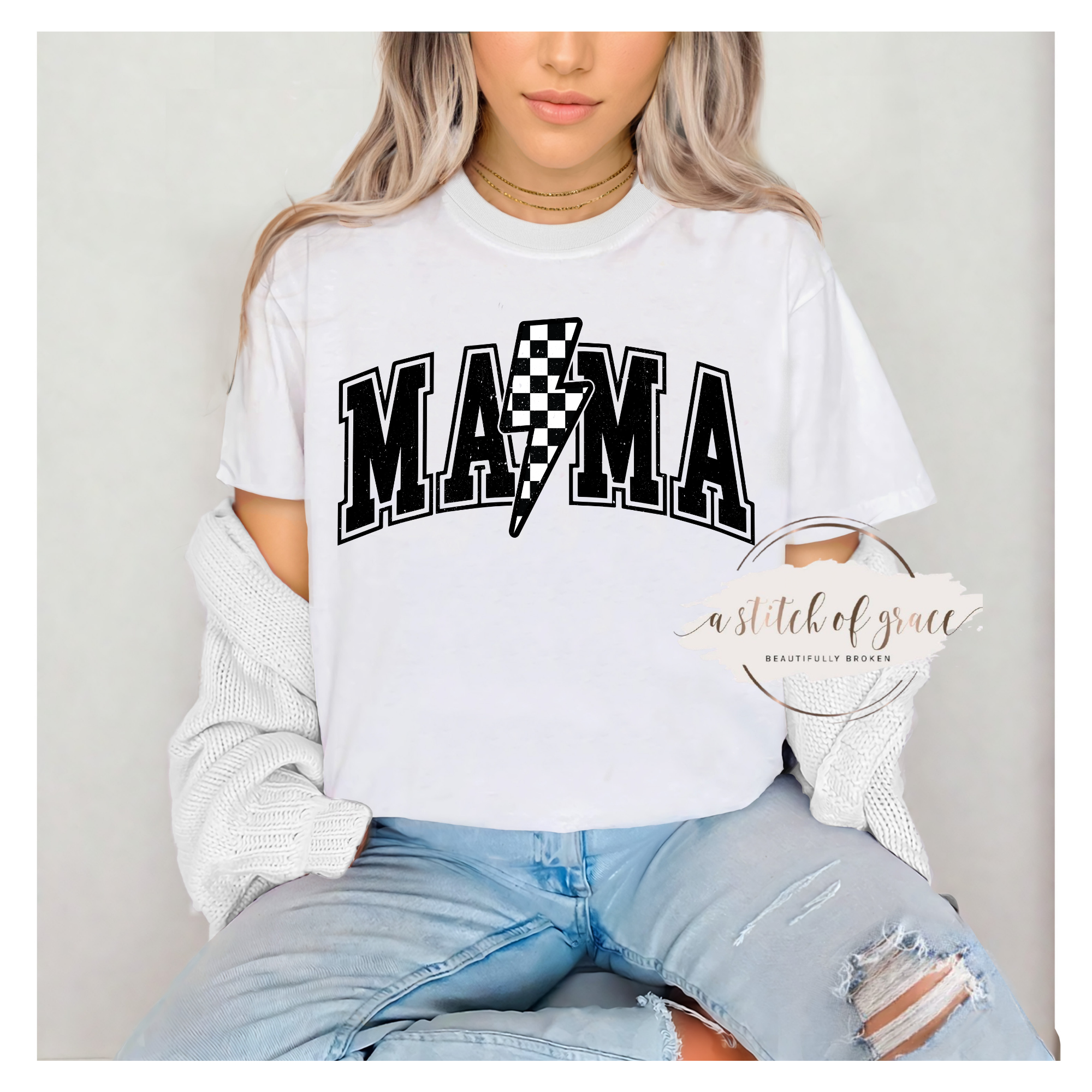 Lightening Mama Graphic Tee - Image 5