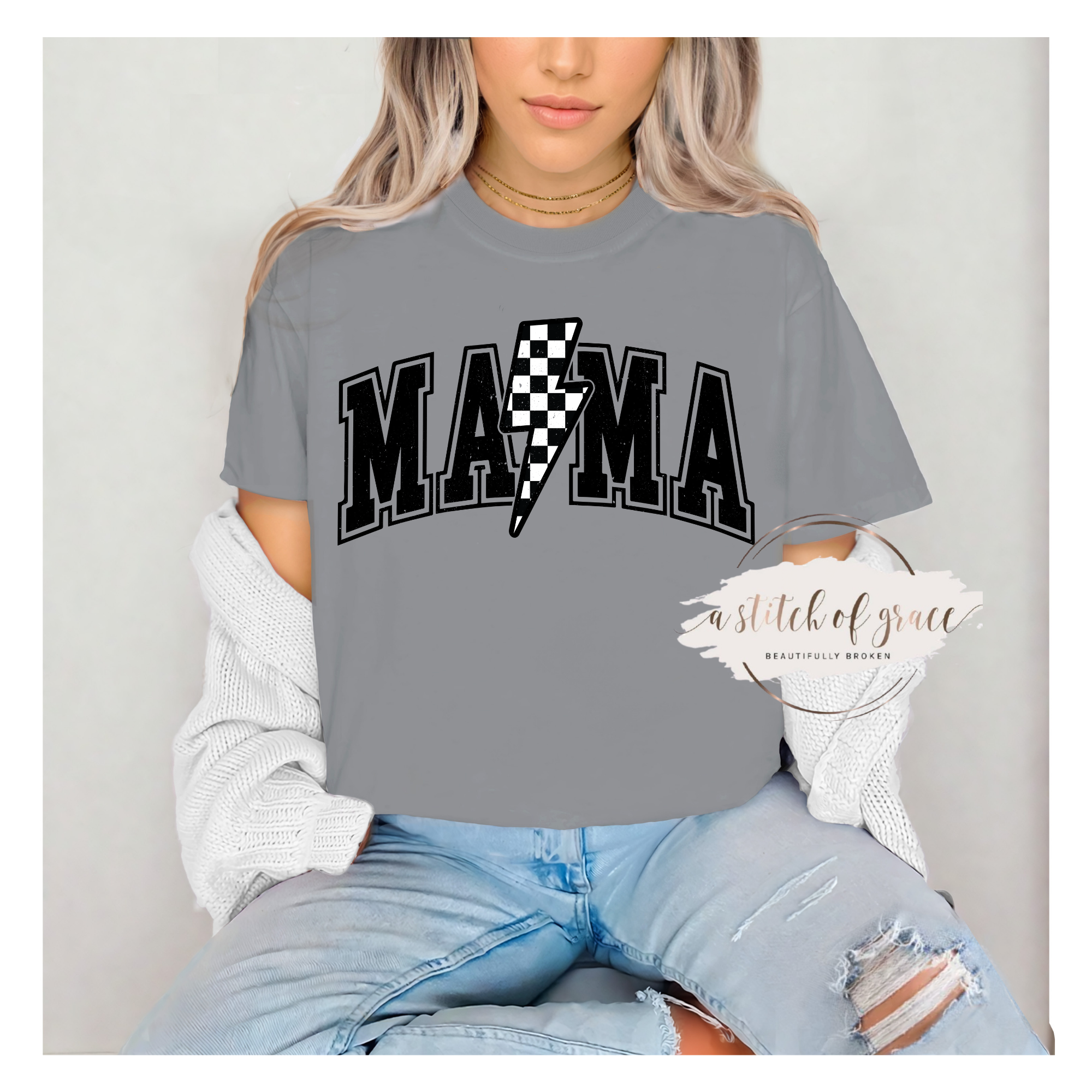Lightening Mama Graphic Tee - Image 7