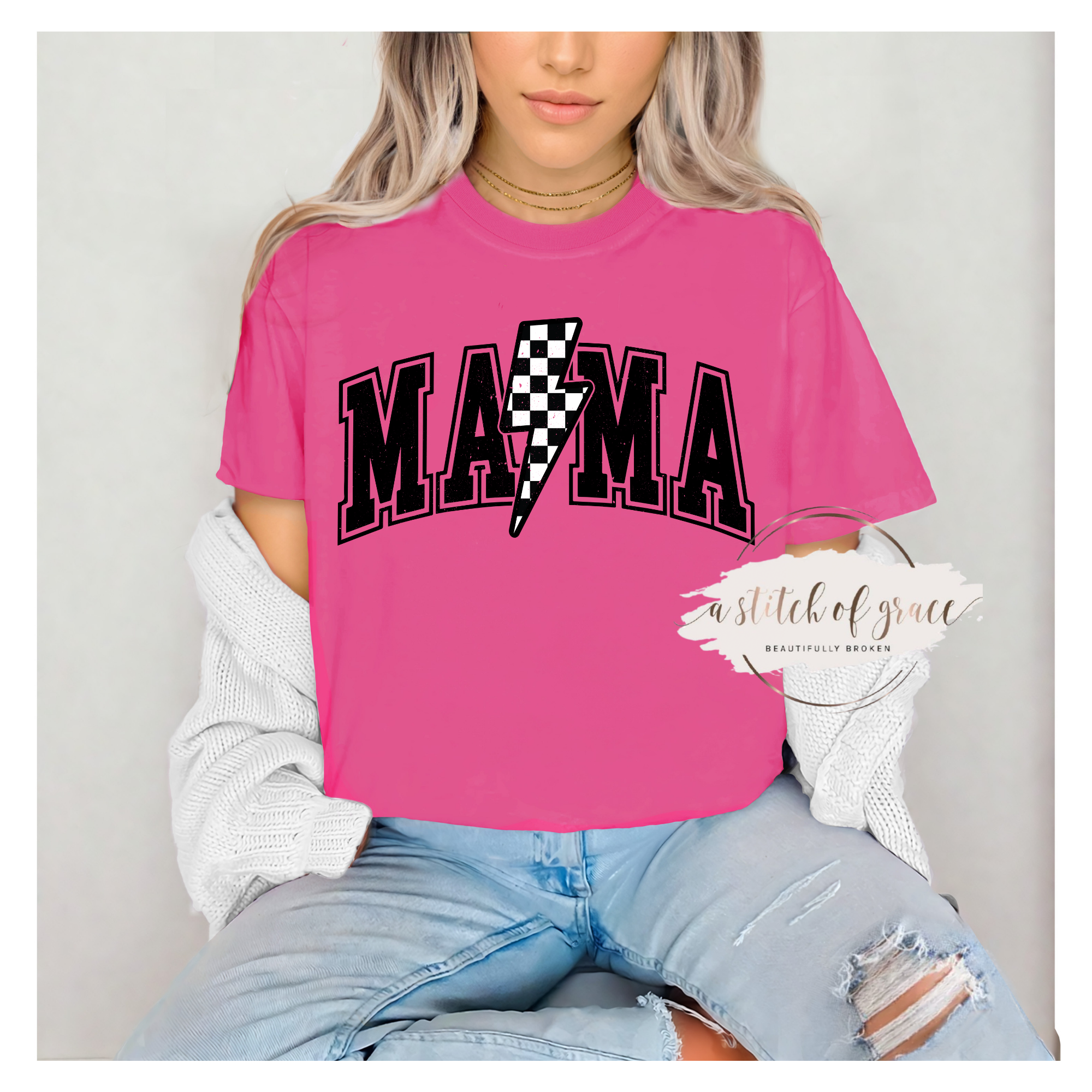Lightening Mama Graphic Tee - Image 8