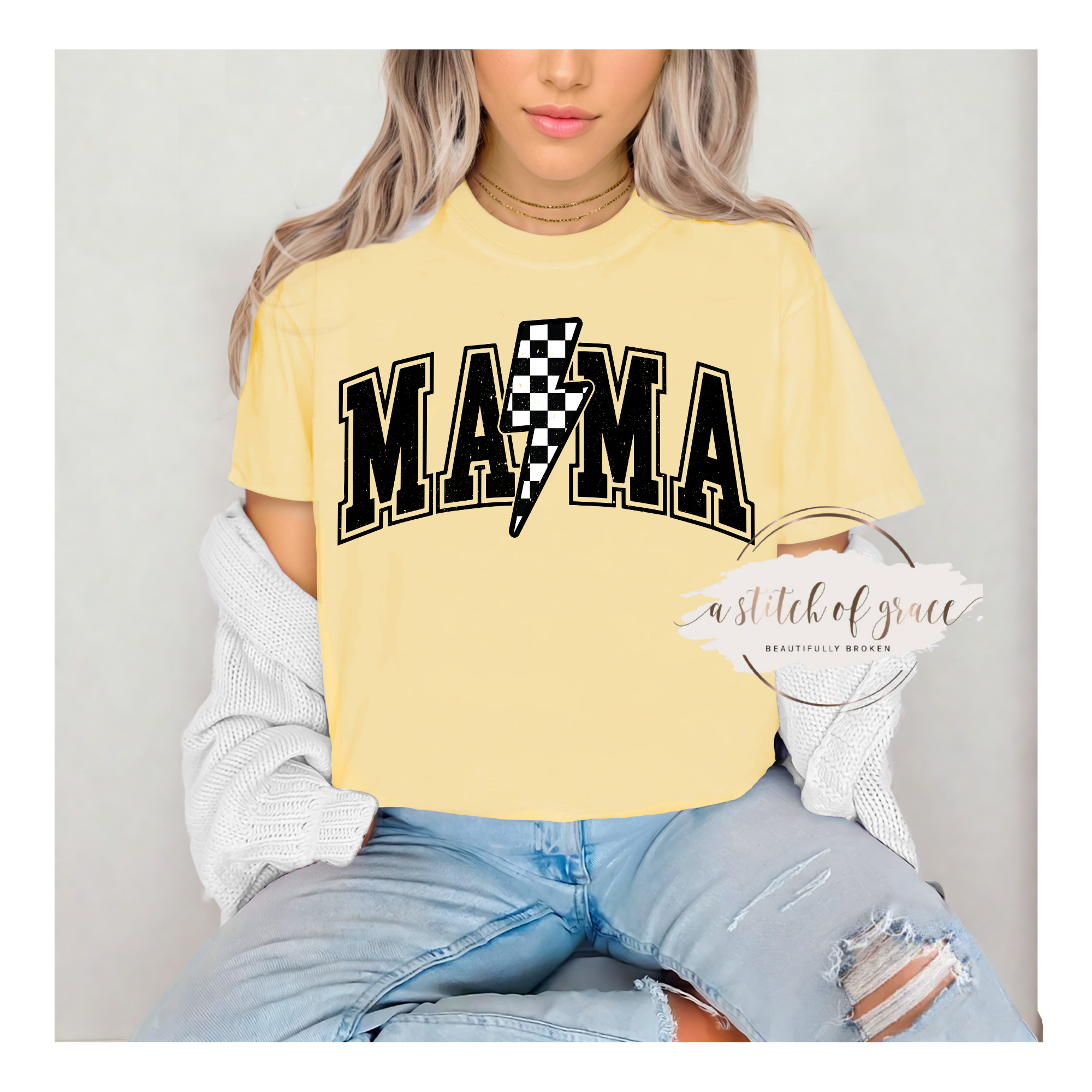 Lightening Mama Graphic Tee - Image 9