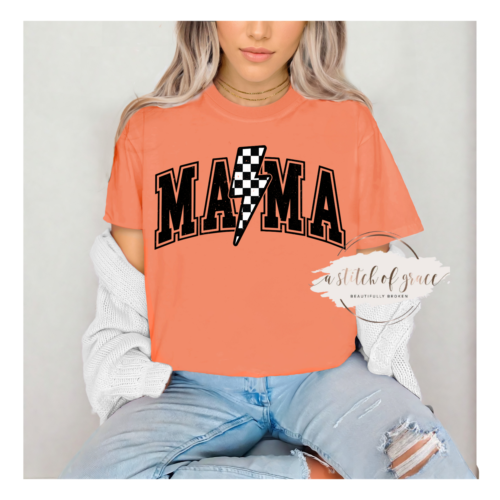 Lightening Mama Graphic Tee - Image 2