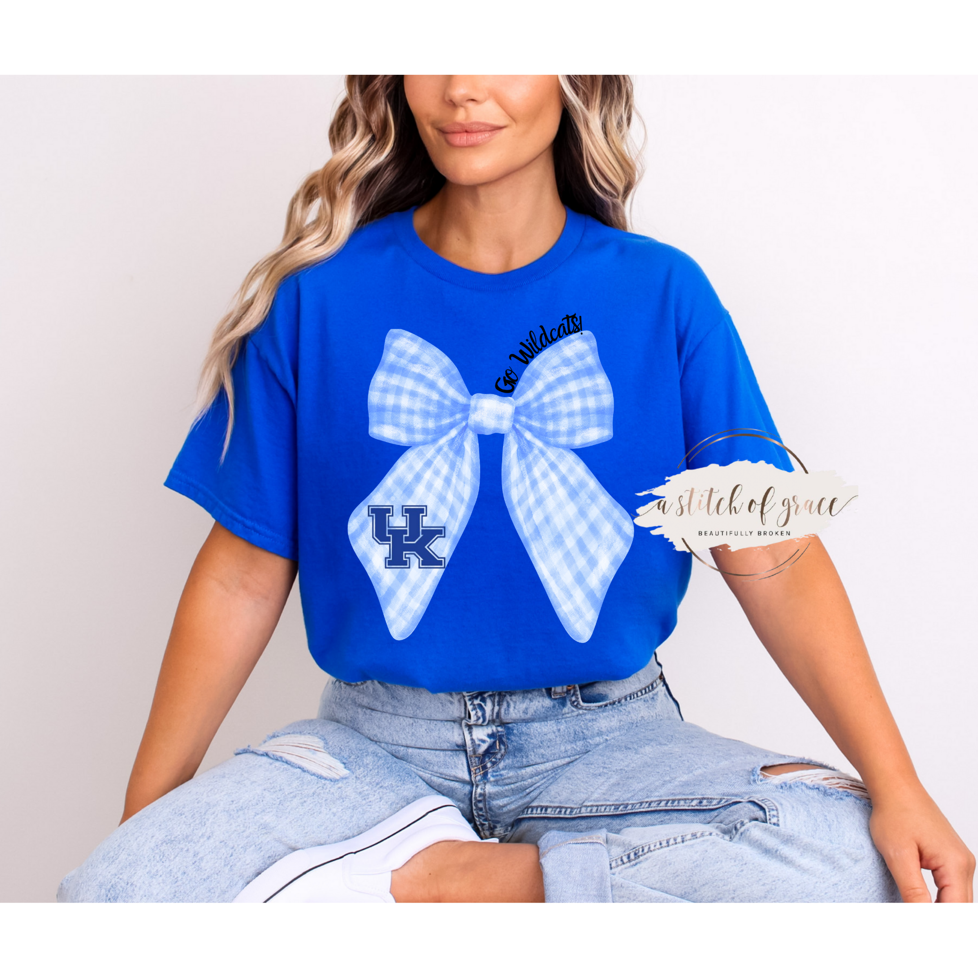 Kentucky Wildcats Bow Short Sleeve Tee- Game Day Ready- Preppy - Image 6