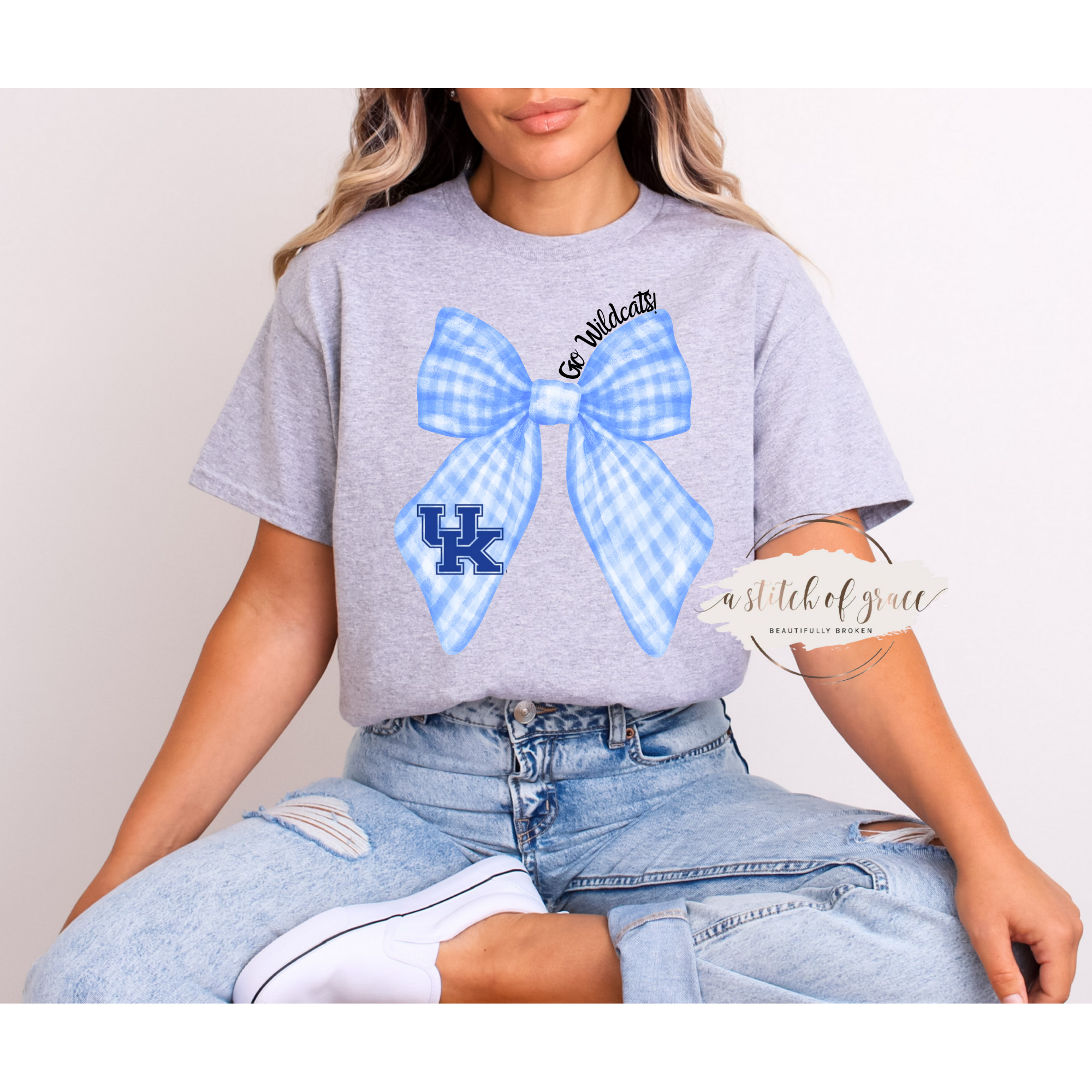 Kentucky Wildcats Bow Short Sleeve Tee- Game Day Ready- Preppy - Image 9