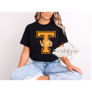 Tennessee Vols Polka Dot T-Shirt | UT Game Day Tee | Vols Fan Shirt